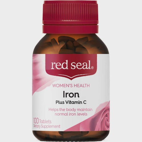 Red Seal Iron plus Vit C tabs 100pk