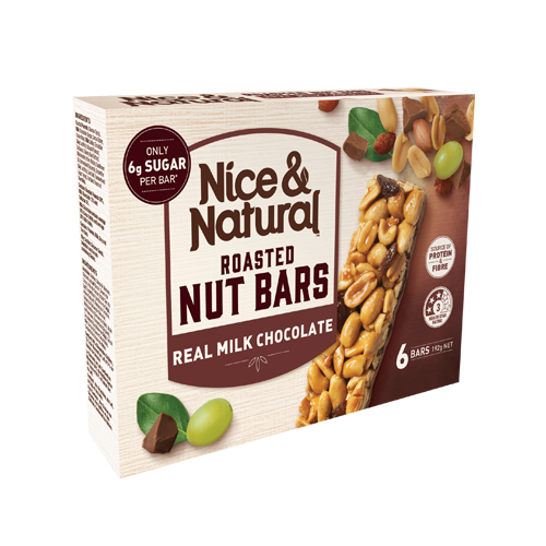 Nice & Natural Nut Bars Chocolate 192g