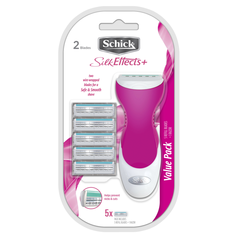 Schick Silk Effects Disposable Razor +5 Value Pack