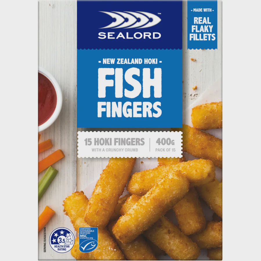Sealord Hoki Fish Fingers 15pk 400g