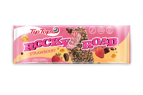 Tip Top Rocky Road Strawberry Ice Block 90ml