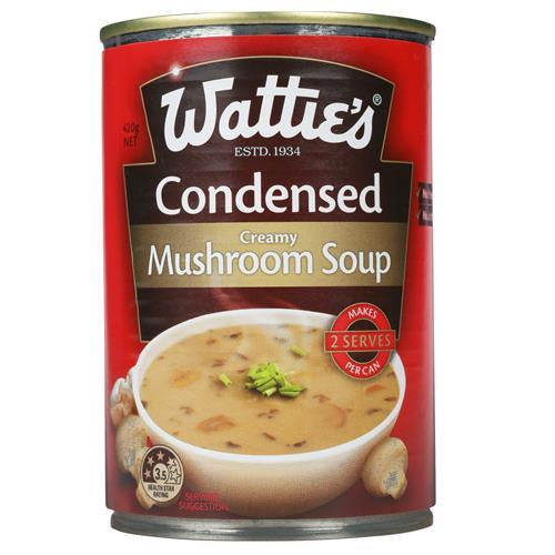 Watties Condensed Creamy Mushroom Soup 420g