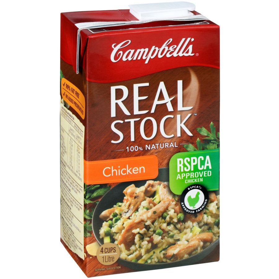 Campbells Real Stock Chicken 1L