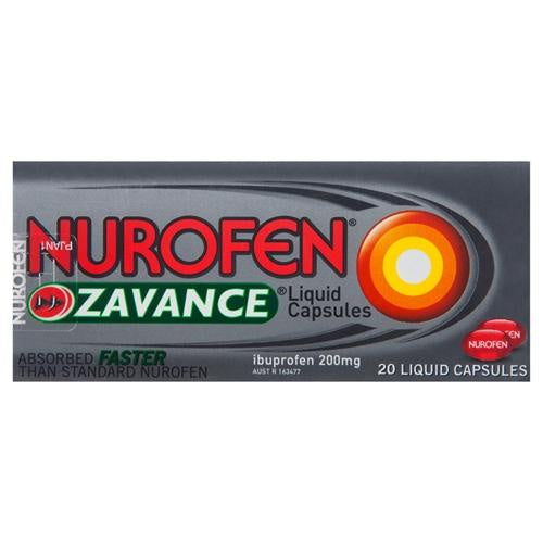 Nurofen Zavance Liquid Capsules 20pk