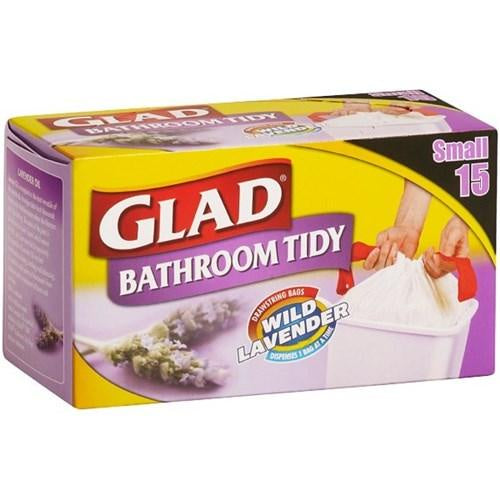 Glad Bathroom Tidy's Bags Small 15pk