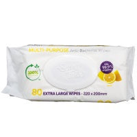 Spring Fresh Multipurpose Wipes Lemon 130pk