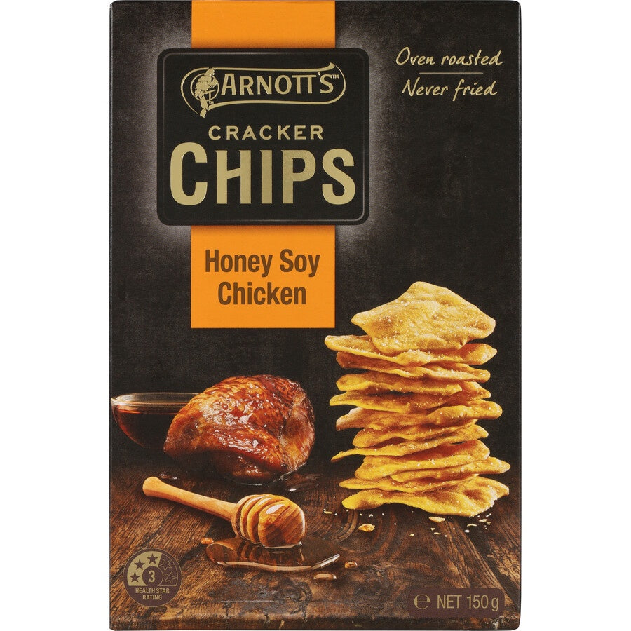Arnotts Honey Soy Chicken Cracker Chips  150g