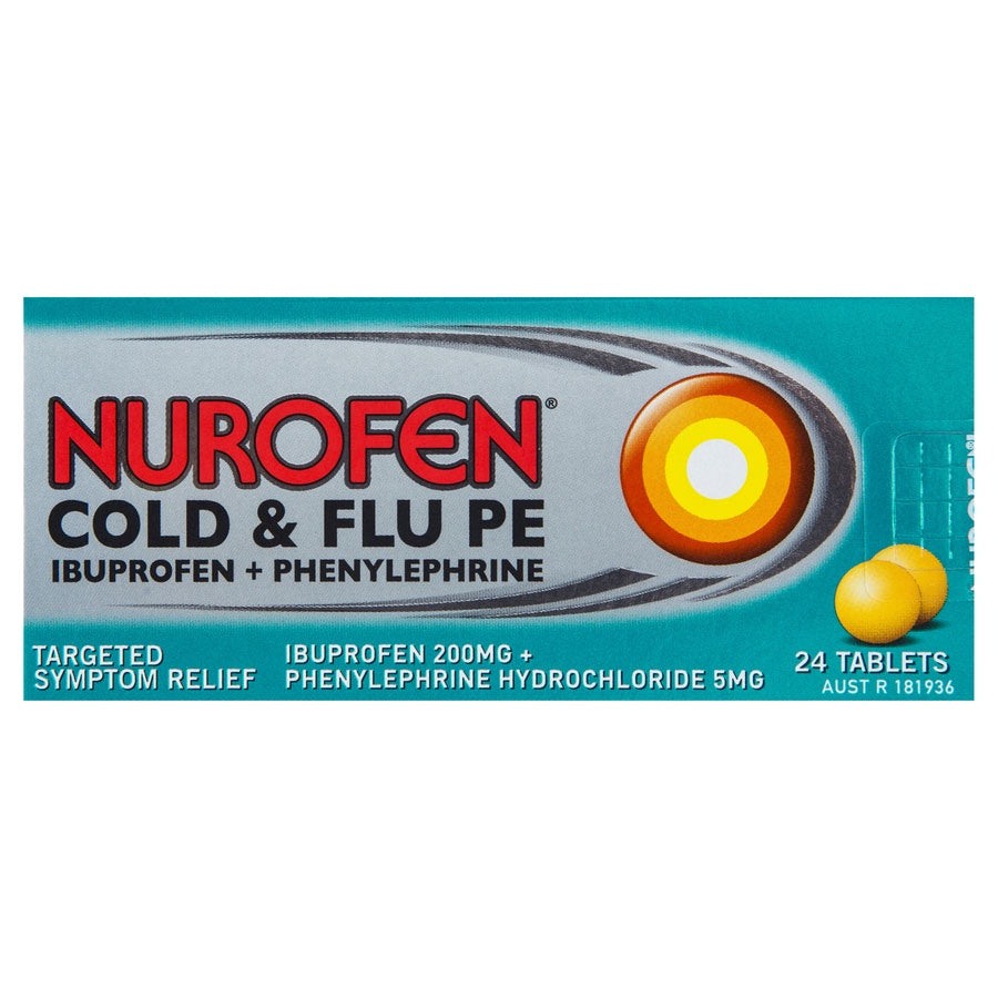 Nurofen Cold & Flu PE Tablets (24 pk)