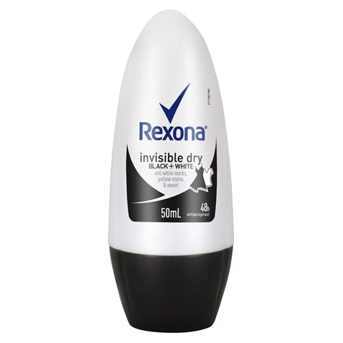 Rexona For Women Roll On Invisible Dry B&W 50ml DISCONTINUED