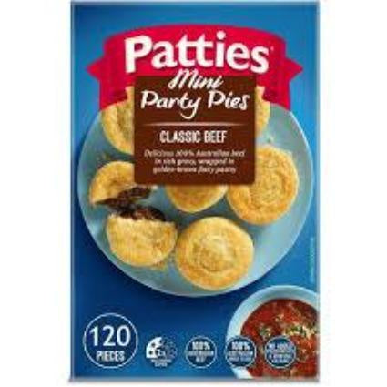 Patties Classic Beef Party Pies 12pk 560g