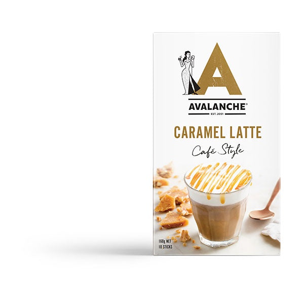 Avalanche Cafe Style Sachets Caramel Latte 10pk 160g