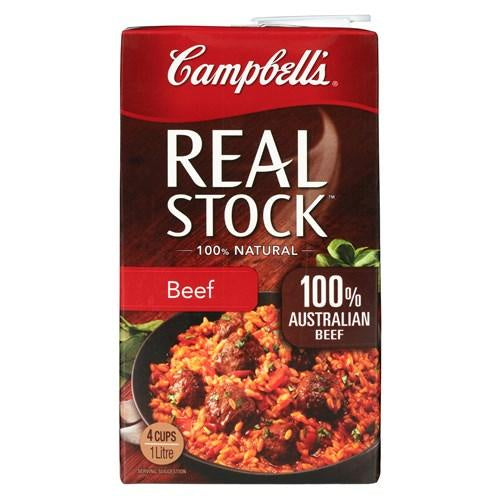 Campbells Real Stock Beef 1L