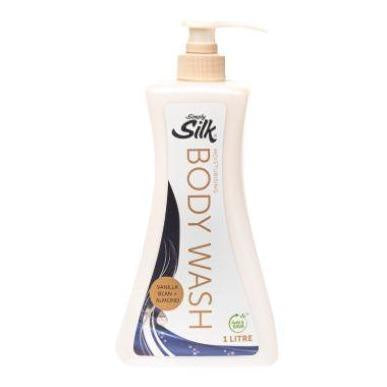 Simply Silk Vanilla & Almond Body Wash Indulgence 1L