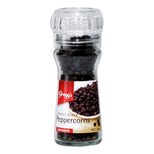 Greggs Black Peppercorn Grinder 39g