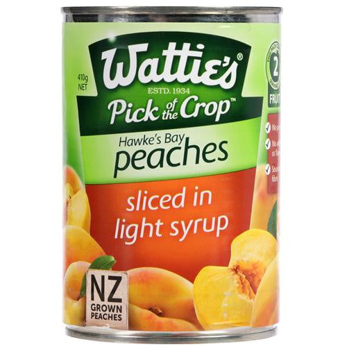 Watties Peaches Sliced In Syrup 410g