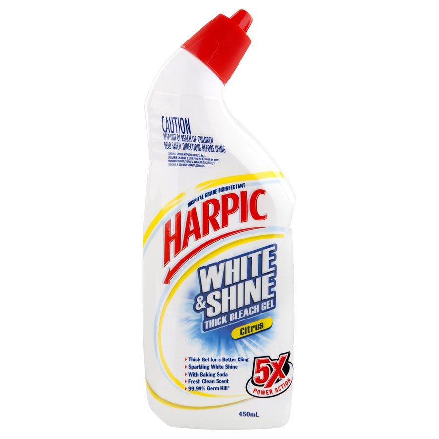 Harpic White & Shine Citrus Liquid Toilet Cleaner 450ml