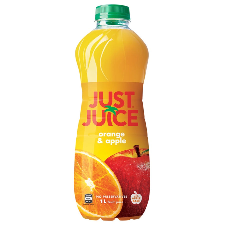 Just Juice Orange & Apple Fruit Juice 1L