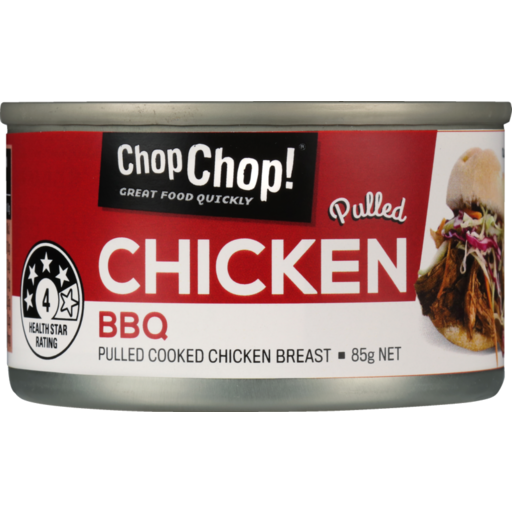 Chop Chop Shredded Chicken Pulled BBQ 85g