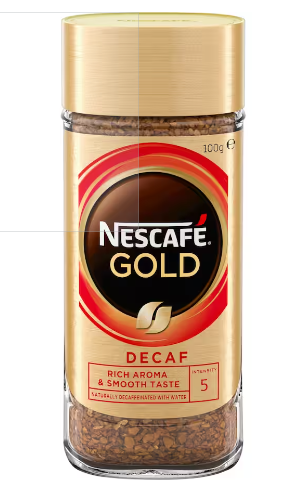 Nescafe Gold Decaf Medium 5 Coffee 100g