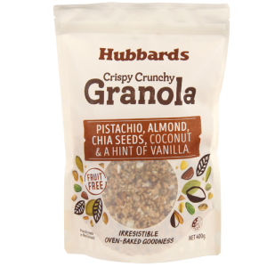 Hubbards Granola Pistachio, Almond, Chia & Vanilla 400g