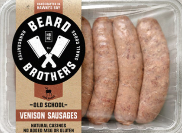 Beard Brothers Venison Sausages 6pk