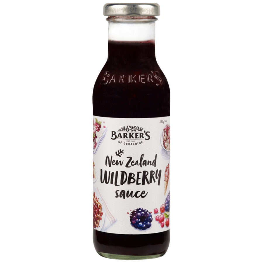 Barkers NZ Wildberry Sauce 335g
